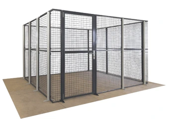 cage grillagée