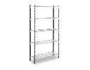 FLIP 5 niveaux poteaux gris RAL7024 tablettes tubulaires gris RAL7035.webp