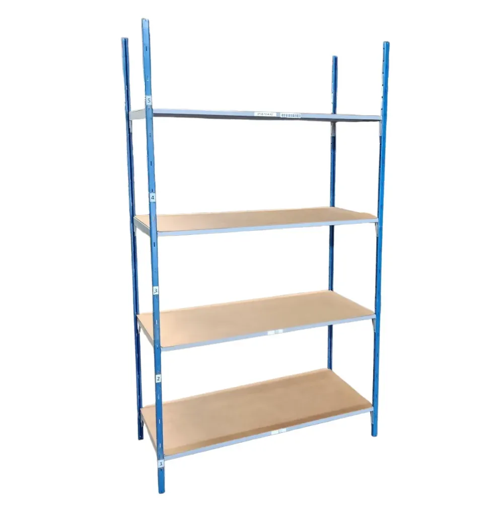 Rayonnage léger Duwic occasion Hauteur 2250 MM 4 Niv 1200 MM par 600 MM