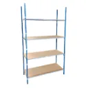 Rayonnage léger Duwic occasion Hauteur 2250 MM 4 Niv 1200 MM par 600 MM