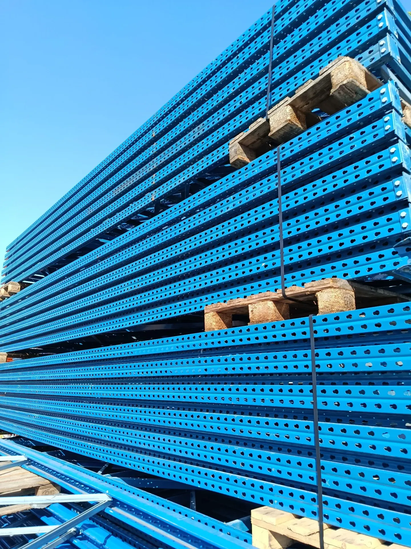 [LOT.POLYPAL.40.6000.1000.312.2700] RAYONNAGE A PALETTES POLYPAL - 40 ECHELLES 6000 MM X 1000 MM - SOL +4 - LISSES 2700 MM