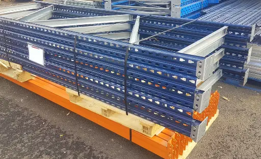 [LOT.MECALUX.5.6500.1000.24.3300] Rayonnage à palettes MECALUX d’occasion – 5 échelles 6500 mm x 1000 mm – Sol +3